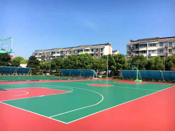 硅pu场地施工